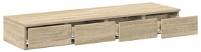 Éjjeli Asztal Sonoma Tölgy 120x36.5x16.5 cm Szerelt Fa