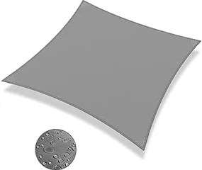 Ioaoi Napvitorla 2m x 3m vízálló szürke Uv kötéllel 95%