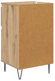 Széf fiókkal kézműves tölgy 35 x 40 x 70 cm Faanyag