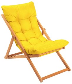 Kerti napozóágy sárga/cseresznye