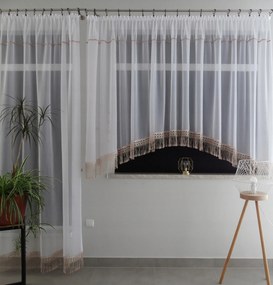 Mg Kpl 71 Függöny Fátyol Gipsz Bézs 18cm Erkély