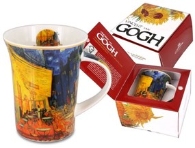Porcelán bögre - 350ml - Van Gogh: Kávéház éjjel