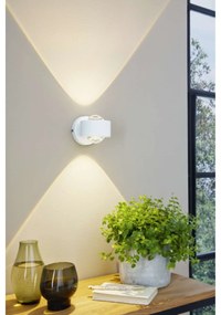 Eglo 96048 Ono 2 fali lámpa, felfelé és lefelé világít, fehér, 460 lm, 3000K melegfehér, beépített LED, 2x2,5W, IP20