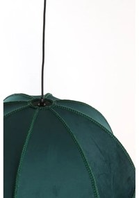 Petróleum színű függőlámpa textil búrával ø 60 cm Malacia – Light &amp; Living