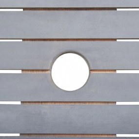 tömör akácfa összecsukható kerti asztal 160 x 85 x 75 cm