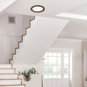 LED Beépíthető lámpa WOODY SPOT LED/23,5W/230V 4000K cseresznye ø 23,5 cm