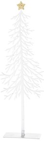 Tree with star karácsonyi fém dekoráció, 8 x 25 x 3,5 cm