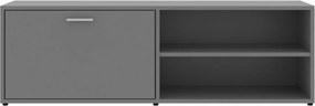 szürke szerelt fa TV-szekrény 120 x 34 x 37 cm