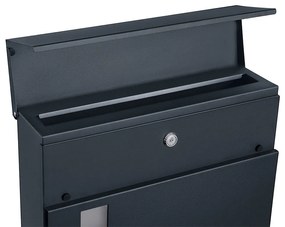 Postaláda újságtartóval