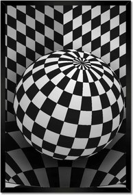 Poszterek keretben 40x60 Absztrakt fekete-fehér