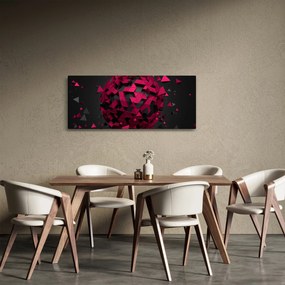 A 3D absztrakció képe (120x50 cm)