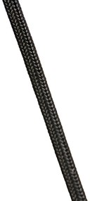 Ipari lógólámpa fekete 5 lámpás - Cava