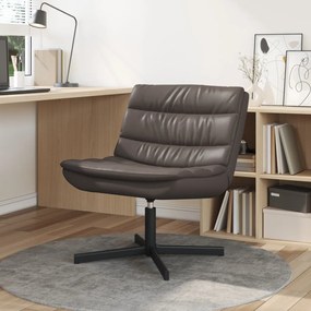 Forgószék Csokoládébarna Műbőr Közepes Ergonomikus Forgószék