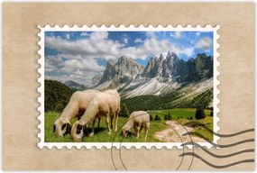 Poszterek 90x60 Hegyek Juh legeltetés