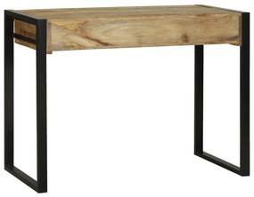 Sminktükör asztal 100x50x75 cm Tömör durva mangófából