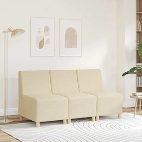 krémszínű szövet kanapéfotel 55 cm
