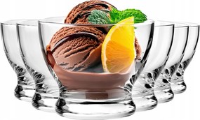 Fagylalt Desszert Poharak Pure Krosno 6 db 260 ml Elegáns Díszítőpoharak