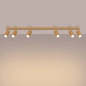 Sollux SL.1566 - Spotlámpa KARBON 6xGU10/10W/230V arany