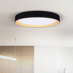 Brilagi - LED dimmelhető mennyezeti lámpatest LARIOS LED/72W/230V fekete Ø 59 cm + távirányító