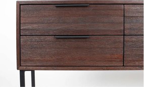 Sötétbarna teakfa komód Webster – White Label