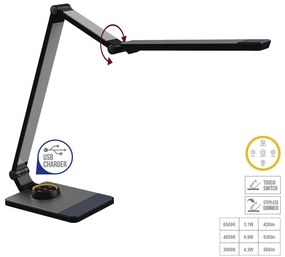 Prezent AKAN 31212 Asztali lámpa 1x9W/LED 447lm IP20