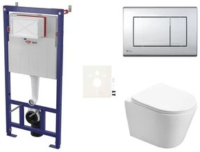 Fali WC szett SAT Infinitio előtétfalas szereléshez SIKOSSIN21K