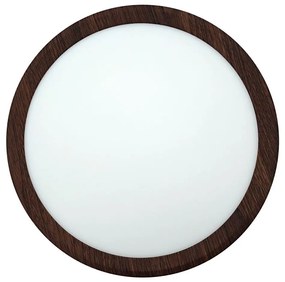 LED mennyezeti lámpatest LED/18W/230V 3000/4000/6500K átm. 23 cm barna