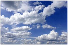 Poszterek 120x80 Gömbölyű felhők Égbolt