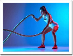 Poszterek keretben 40x30 Gyakorlatok kötéllel