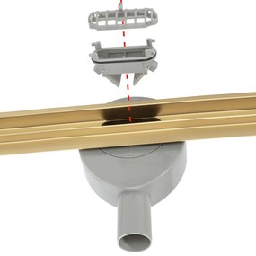lineáris lefolyó Rea Neo Slim Gold Pro 90