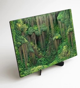 DUBLEZ | Nyomtatott moha kép – A vadon érintése