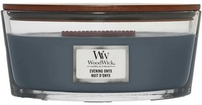 WoodWick illatos gyertya hajó Evening Onyx, 453 g