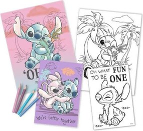 Disney Lilo és Stitch, A csillagkutya Cheeky színező szett