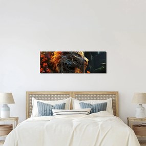 Kép - Sárkány (órával) (90x30 cm)