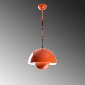 Kure 2676 narancssárga fém függőlámpa, Ø30 cm