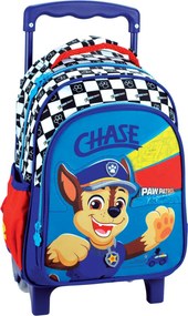 Mancs Őrjárat Chase Racing gurulós ovis hátizsák, táska 30 cm