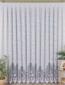 Mg Függöny 23418M Fehér 270x230cm Kész Szalaggal K