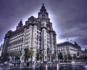 Poszter 50x40cm Royal Liver Building, Assaf Frank