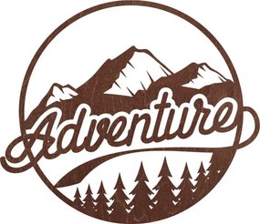 Fából készült falikép természet motívummal - ADVENTURE