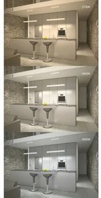 Immax NEO 07076L - Fekete LED dimmelhető függeszték LISTON LED/18W/230V + DO