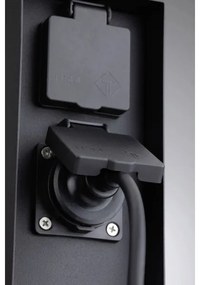 Paulmann 94657 - Kültéri csatlakozós oszlop RIO 2Z SCHUKO 230V IP44