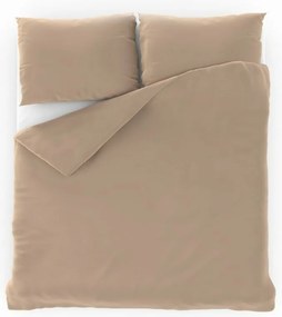 Kvalitex pamut ágynemű, bézs, 220 x 200 cm, 2 db 70 x 90 cm, 220 x 200 cm, 2 db 70 x 90 cm
