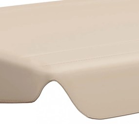 bézs csere ponyva kerti hintaágyhoz 150/130 x 105/70 cm