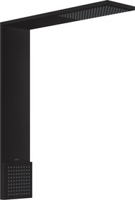 Axor ShowerComposition fejzuhany karral 42.4x11 cm négyszögletes fekete 12593670