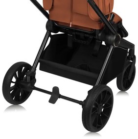 Lionelo - Kombinált 2 az 1-ben babakocsi MIKA PLUS rozsdabarna