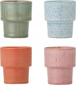 Bloomingville Ewan Csészék 4 db-os Espresso pohár szett 75 ml Színes