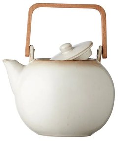 Bézs kerámia teáskanna szűrővel 1,2 l Gastro Cream – Bitz