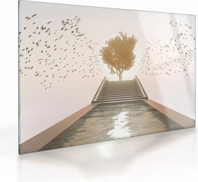 Kép - Híd az ismeretlenbe (üvegen) (70x50 cm)
