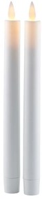 Elemmel működő LED gyertya szett 2 db-os (magasság 25 cm) Sara Crown – Sirius