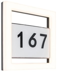 LED Házszám ALICE LED/13W/230V IP44 3000K antracit